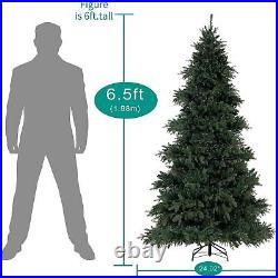 Classic Christmas Tree P. 6.5ft Rustic Christmas Tree with Lights. Realistic Classic Christmas Tree P. 6.5ft Rustic Christmas Tree with Lights. Realistic