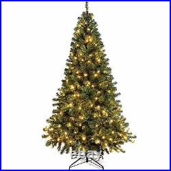 Colorado Green Spruce Pre-Lit Christmas Tree 250 Warm White LED Lights 7FT