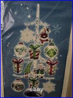 Costco Lighted Christmas Tree With 12 Acrylic Ornaments 28 Inch