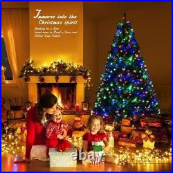 Costway 6Ft Pre-Lit Artificial Christmas Tree Hinged 350 LED Lights Costway 6Ft Pre-Lit Artificial Christmas Tree Hinged 350 LED Lights