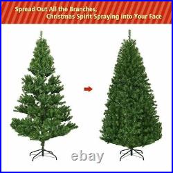 Costway 6Ft Pre-Lit Artificial Christmas Tree Hinged 350 LED Lights Costway 6Ft Pre-Lit Artificial Christmas Tree Hinged 350 LED Lights