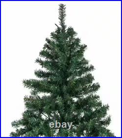 Costway 8 Ft. Pre-lit Led Premium Hinged Artificial Christmas Tree With 750 Led