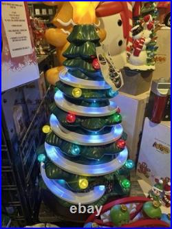 Cracker Barrel Animated Lighted Christmas Tree Blow Mold NIB 2025