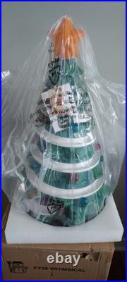 Cracker Barrel Animated Lighted Christmas Tree Blow Mold NIB 2025