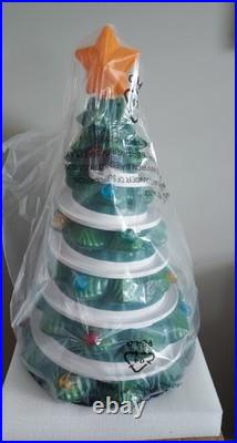 Cracker Barrel Animated Lighted Christmas Tree Blow Mold NIB 2025
