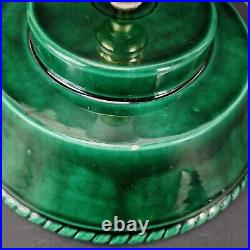 DAMAGED Vintage Lighted Christmas Tree 18 With Base Ceramic Albertas Mold 1978