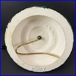 DAMAGED Vintage Lighted Christmas Tree 18 With Base Ceramic Albertas Mold 1978