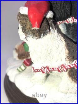 DANBURY MINT Lighted Shih Tzu Family Christmas Tree Very Rare