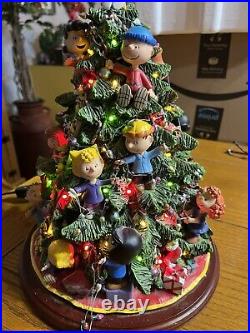 DANBURY MINT THE PEANUTS CHRISTMAS TREE Lighted SNOOPY CHARLIE BROWN LINUS Rare DANBURY MINT THE PEANUTS CHRISTMAS TREE Lighted SNOOPY CHARLIE BROWN LINUS Rare