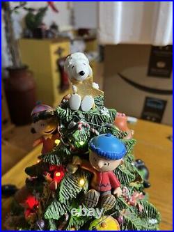 DANBURY MINT THE PEANUTS CHRISTMAS TREE Lighted SNOOPY CHARLIE BROWN LINUS Rare DANBURY MINT THE PEANUTS CHRISTMAS TREE Lighted SNOOPY CHARLIE BROWN LINUS Rare