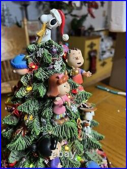DANBURY MINT THE PEANUTS CHRISTMAS TREE Lighted SNOOPY CHARLIE BROWN LINUS Rare DANBURY MINT THE PEANUTS CHRISTMAS TREE Lighted SNOOPY CHARLIE BROWN LINUS Rare