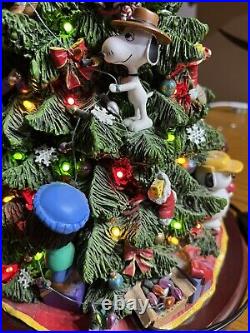 DANBURY MINT THE PEANUTS CHRISTMAS TREE Lighted SNOOPY CHARLIE BROWN LINUS Rare DANBURY MINT THE PEANUTS CHRISTMAS TREE Lighted SNOOPY CHARLIE BROWN LINUS Rare
