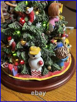 DANBURY MINT THE PEANUTS CHRISTMAS TREE Lighted SNOOPY CHARLIE BROWN LINUS Rare DANBURY MINT THE PEANUTS CHRISTMAS TREE Lighted SNOOPY CHARLIE BROWN LINUS Rare