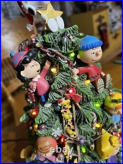 DANBURY MINT THE PEANUTS CHRISTMAS TREE Lighted SNOOPY CHARLIE BROWN LINUS Rare DANBURY MINT THE PEANUTS CHRISTMAS TREE Lighted SNOOPY CHARLIE BROWN LINUS Rare