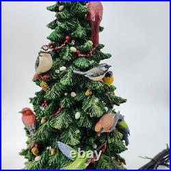 Danbury Mint Birdwatcher's Christmas Tree Birds Lighted Holiday With Styrofoam