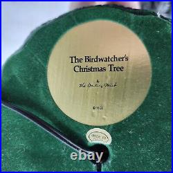 Danbury Mint Birdwatcher's Christmas Tree Birds Lighted Holiday With Styrofoam