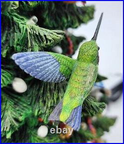 Danbury Mint Birdwatcher's Christmas Tree Birds Lighted Holiday With Styrofoam