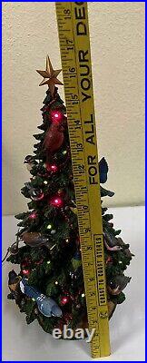 Danbury Mint Birdwatchers 17 Lighted Christmas Tree withBox Birds READ Danbury Mint Birdwatchers 17 Lighted Christmas Tree withBox Birds READ