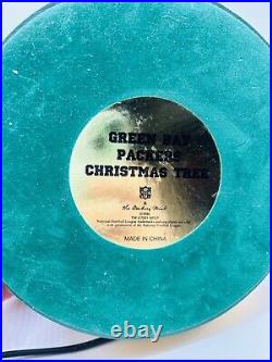 Danbury Mint Green Bay Packers Christmas Lighted Tree Holiday NFL Football RARE