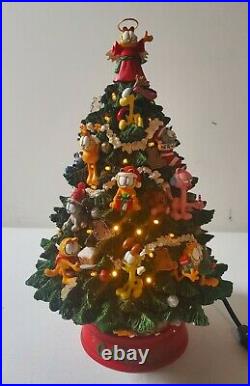 Danbury Mint Light Up Garfield Christmas Tree in Original Box Very Rare