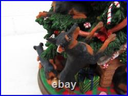 Danbury Mint Miniature Pinscher Dog 13 Ceramic Lighted Christmas Tree with Damage