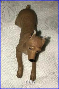 Danbury Mint Miniature Pinscher Dog Christmas Tree Lighted Figurine-HTF
