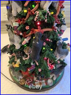 Danbury Mint Schnauzer Christmas Tree Lighted Works Dog Novelty 12 Danbury Mint Schnauzer Christmas Tree Lighted Works Dog Novelty 12