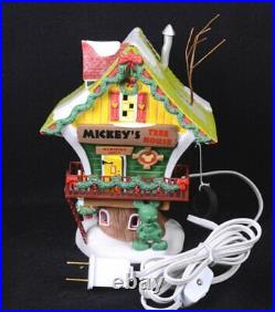 Department 56 Walt Disney MICKEY'S TREE HOUSE Light Up Christmas Village 7.5H