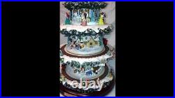Disney 50 Character Tabletop Christmas Tree Carousel Musical Light Motion Train