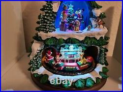 Disney Animated Christmas Tree With Music & LED Lights 17.5 Xmas Decoration
