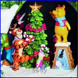 Disney Animated Christmas Xmas Tree with 8 Holiday Songs Music Lights Mickey Train