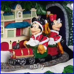 Disney Christmas Tree 17.5 Music Box LED Lights Xmas Decoration Table Ornament