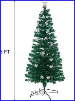 Elegant 6ft Pre-Lit Artificial Christmas Tree for Indoor & Outdoor Delight