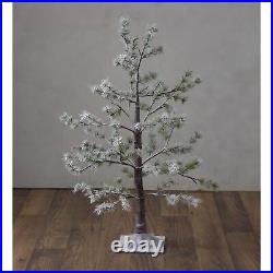 Evergreen, Christmas Ornaments, Lighted Snowy Pine Tree with 48 Lights, 3'H