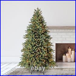 Evergreen Classics 6.5 Foot Colorado Spruce Christmas Tree, 500 Clear UL Lights