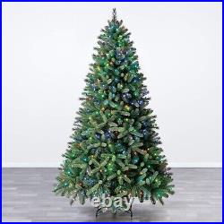 Evergreen Classics 7.5' Washington Spruce Christmas Tree with 400 LED Lights
