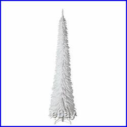 Evergreen Classics 9' Pencil Pine Christmas Tree, 250 White LED Lights (Used)