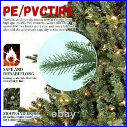 FREE SHIPPING? Christmas Tree, 5 Ft, 350 Lights, Hinged, 1129 Branches