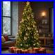FREE_SHIPPING_Christmas_Tree_7_5_Ft_400_Lights_Golden_Ornaments_01_gg