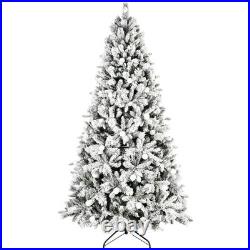 FREE SHIPPING? Christmas Tree, 7.5 Ft Hinged, 1523 Branch Tips, Warm Lights