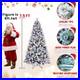 FREE_SHIPPING_Christmas_Tree_7_5_Ft_Hinged_Lit_Up_withColored_Lights_01_mrj