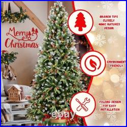 FREE SHIPPING? Christmas Tree, Decorated, 7 ft, Light Up, & 2178 Branches