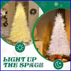 FREE SHIPPING? Christmas Tree, Hinged, 7 ft, 400 Lights, & 1218 Branches