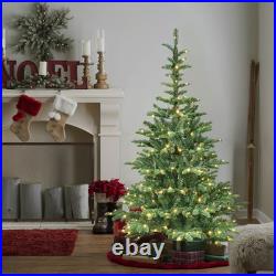 FREE SHIPPING? Christmas Tree, Hinged 8 ft, Light Up, 1307 Spread Branches