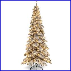 FREE SHIPPING? Christmas Tree, Hinged, 9 ft, Light Up, & 1223 Branches