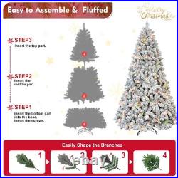 FREE SHIPPING? Christmas Tree, Light Up, 6 Ft, Pine Cones, Frosted Tips