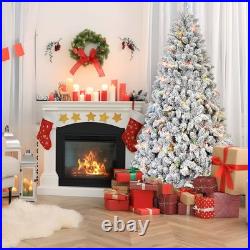 FREE SHIPPING? Christmas Tree, Light Up, 6 Ft, Pine Cones, Frosted Tips