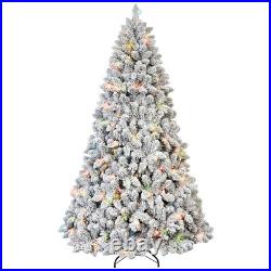 FREE SHIPPING? Christmas Tree, Light Up, 6 Ft, Pine Cones, Frosted Tips