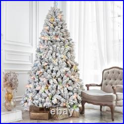FREE SHIPPING? Christmas Tree, Light Up, 6 Ft, Pine Cones, Frosted Tips