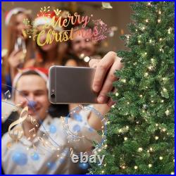 FREE SHIPPING? Christmas Tree, Music withBluetooth 6 Ft, Hinged, 1721 Branches